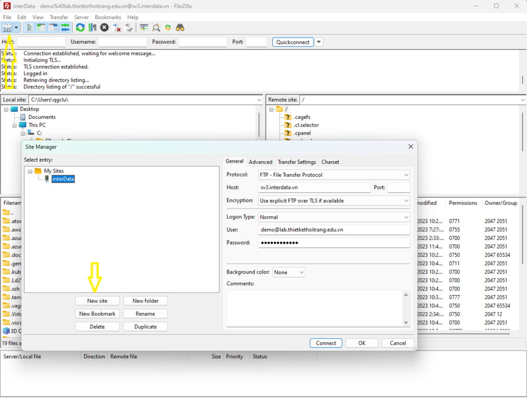 Filezilla-FTP-interdata